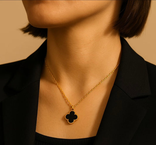 Double Side Clover Pendant Chain